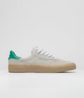 Adidas 3MC Shoes in Chalk White and Glory Green / Gum4