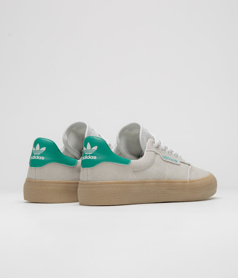 Adidas 3MC Shoes in Chalk White and Glory Green / Gum4