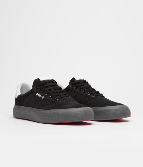 Adidas 3MC Shoes in Core Black and FTWR White / Better Scarlet