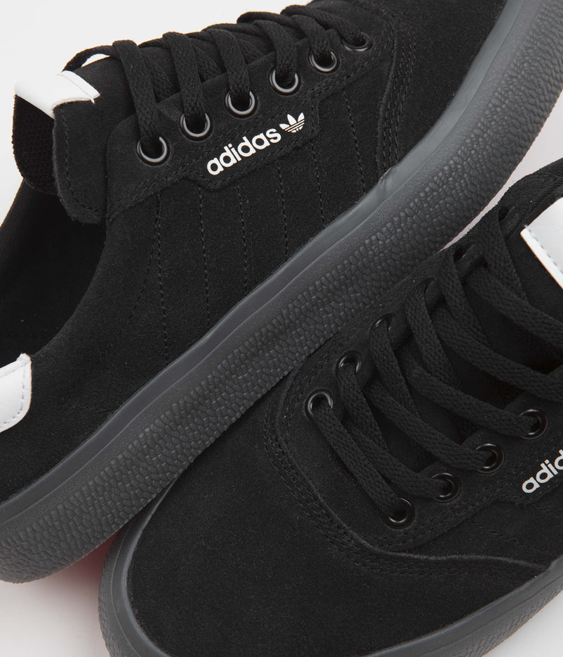 Adidas 3MC Shoes in Core Black and FTWR White / Better Scarlet