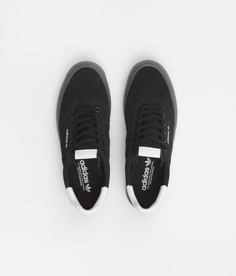 Adidas 3MC Shoes in Core Black and FTWR White / Better Scarlet