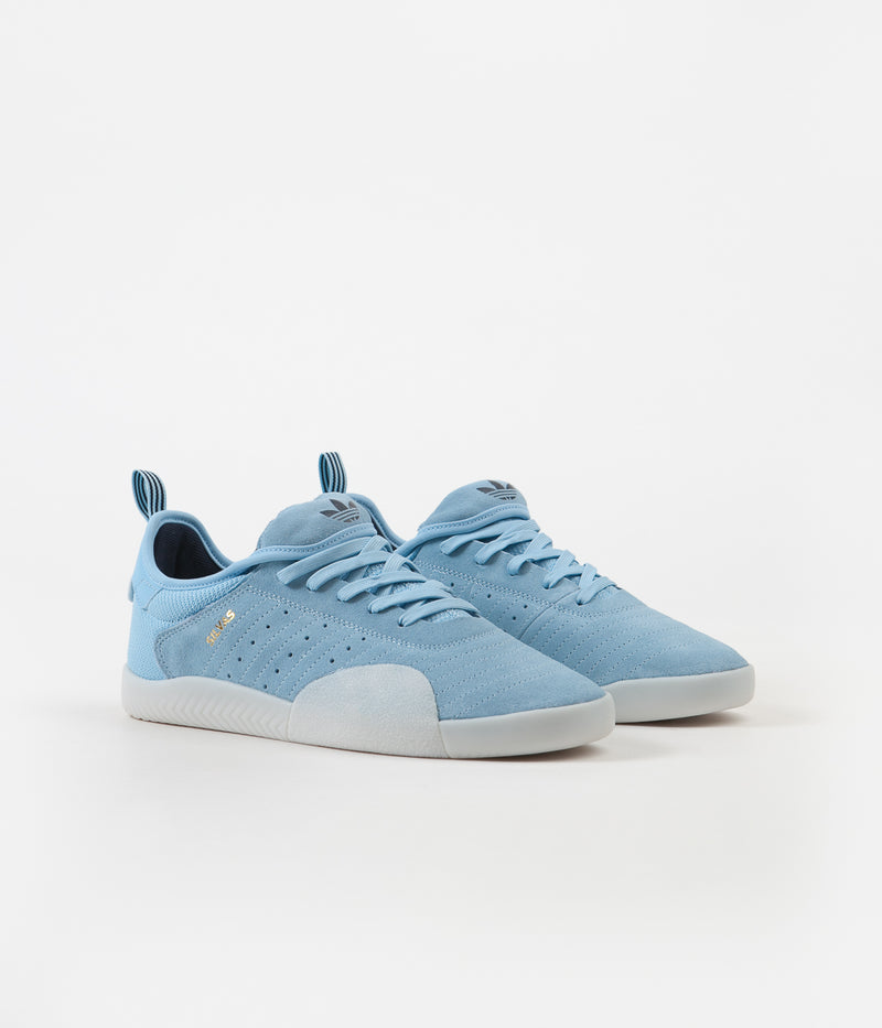 Adidas 3ST.003 'Miles Silvas' Shoes in Clear Blue and Collegiate Navy / White