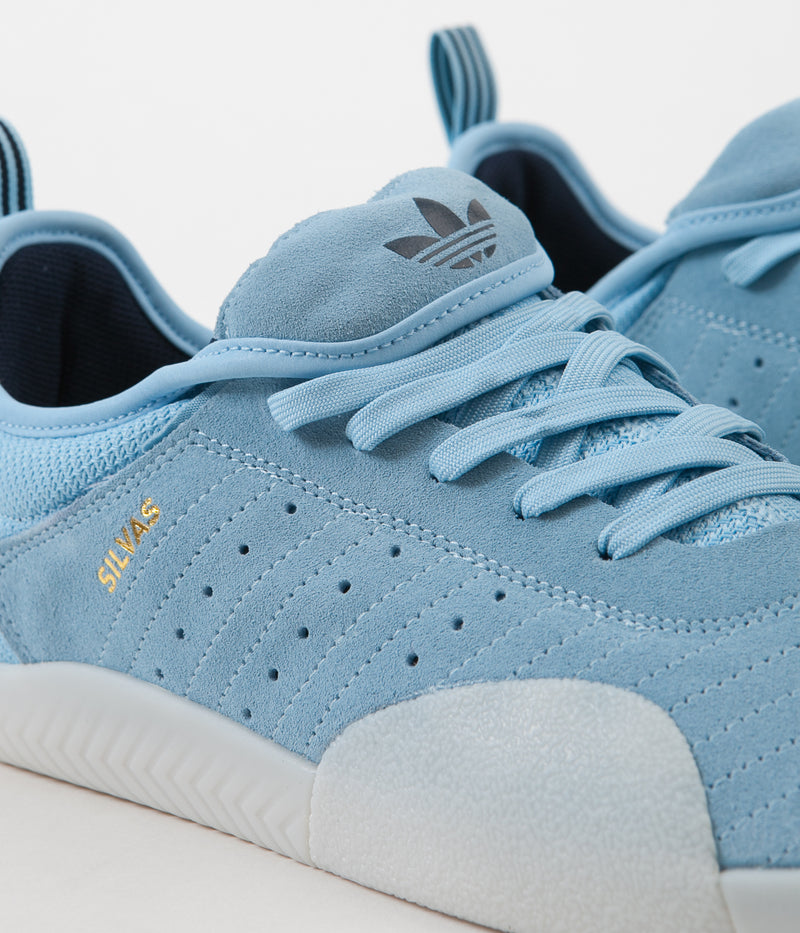 Adidas 3ST.003 'Miles Silvas' Shoes in Clear Blue and Collegiate Navy / White
