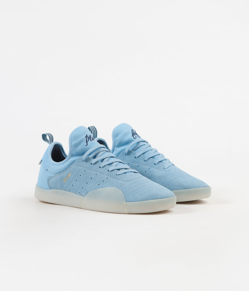 Adidas 3ST.003 'Miles Silvas' Shoes in Clear Blue and Collegiate Navy / White