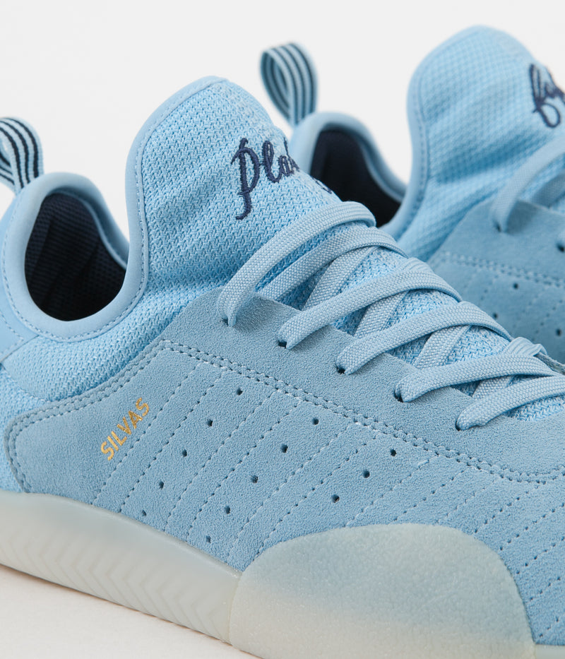 Adidas 3ST.003 'Miles Silvas' Shoes in Clear Blue and Collegiate Navy / White