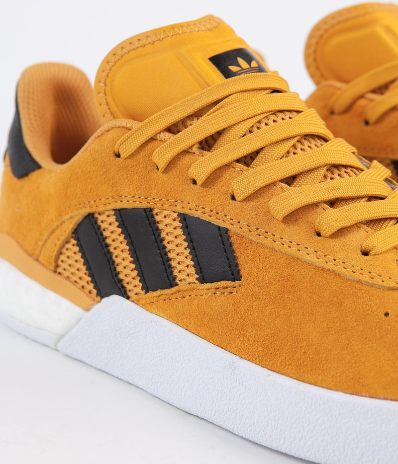 Adidas 3ST.004 'Miles Silvas' Shoes in Yellow and Core Black / Gold Metallic