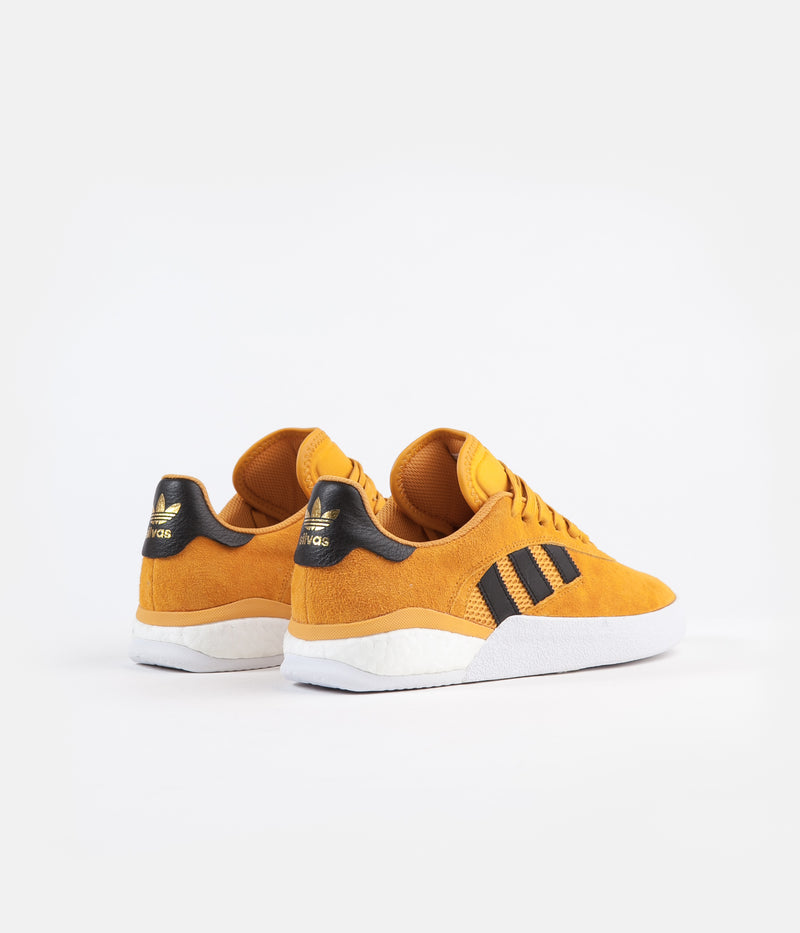 Adidas 3ST.004 'Miles Silvas' Shoes in Yellow and Core Black / Gold Metallic