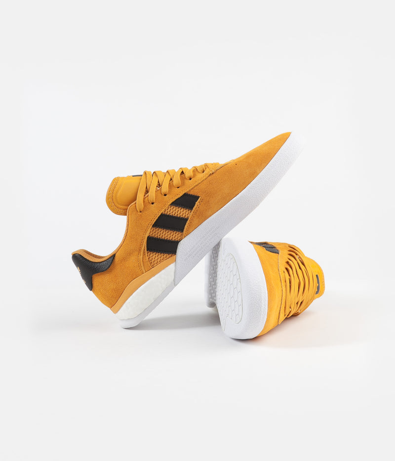 Adidas 3ST.004 'Miles Silvas' Shoes in Yellow and Core Black / Gold Metallic