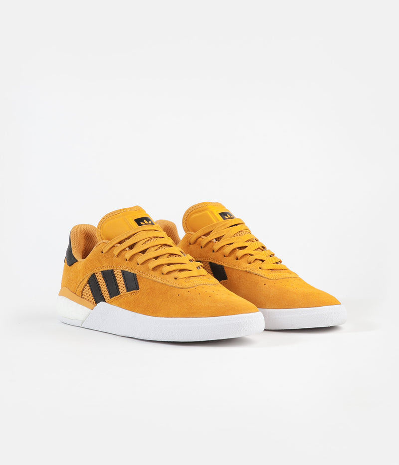 Adidas 3ST.004 'Miles Silvas' Shoes in Yellow and Core Black / Gold Metallic