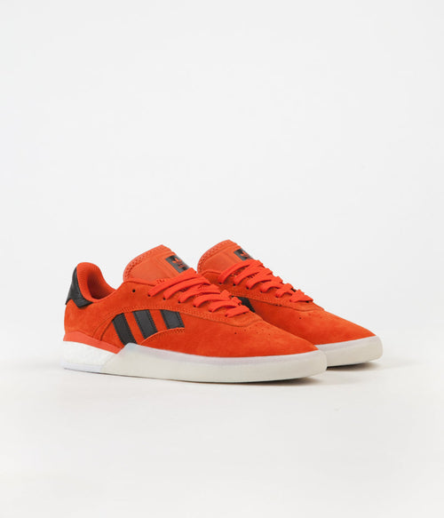 Adidas 3ST.004 Shoes in Collegiate Orange and Core Black / White