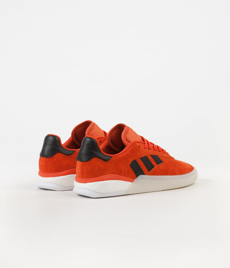 Adidas 3ST.004 Shoes in Collegiate Orange and Core Black / White
