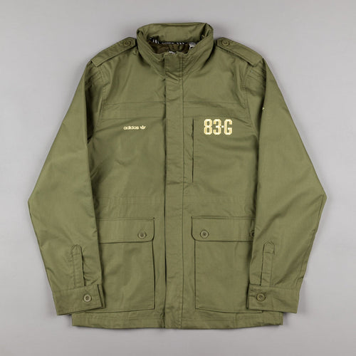 Adidas 83G Military Field Jacket in Olive Cargo