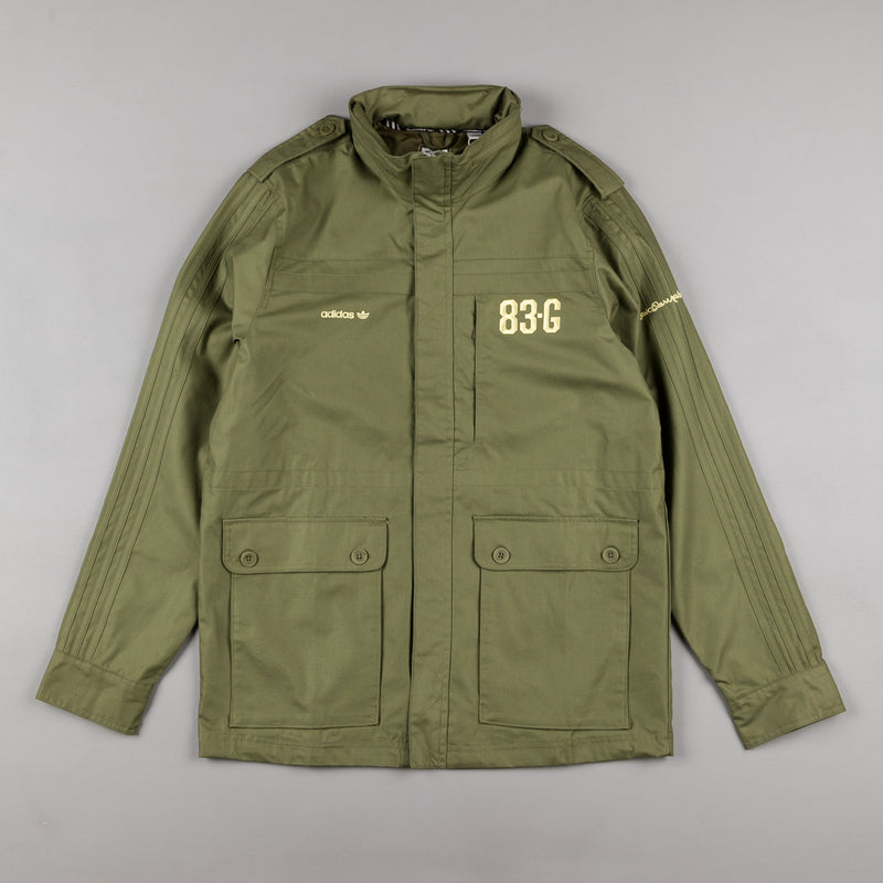Adidas 83G Military Field Jacket in Olive Cargo