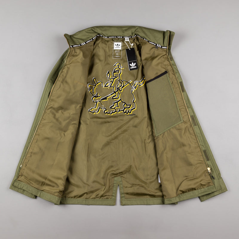 Adidas 83G Military Field Jacket in Olive Cargo
