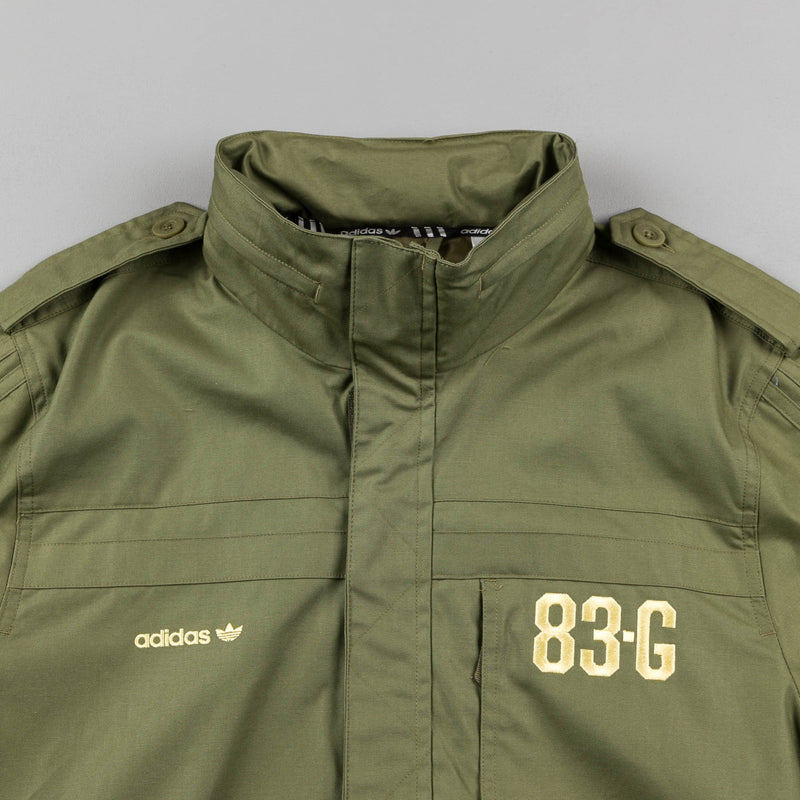 Adidas 83G Military Field Jacket in Olive Cargo