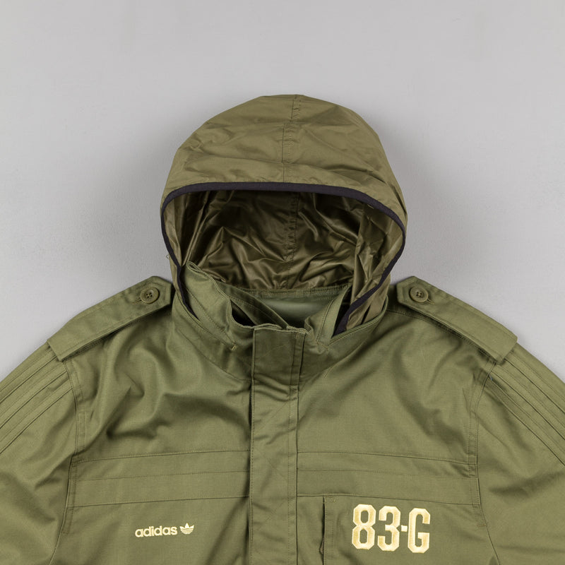 Adidas 83G Military Field Jacket in Olive Cargo