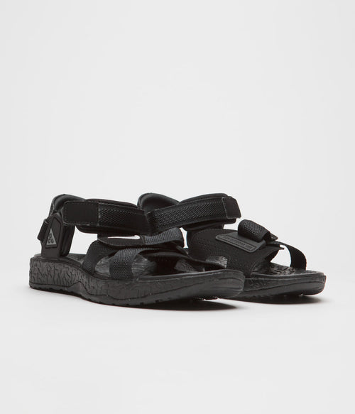 Nike ACG Air Deschutz+ Sandals in Black and Grey Fog and Black - Anthracite