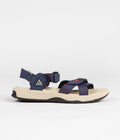 Nike ACG Air Deschutz+ Sandals in Midnight Navy and Light Crimson and Thunder Blue
