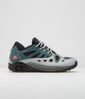 Nike ACG Air Exploraid Shoes in Ash Green and Varsity Red and Black - Neutral Grey