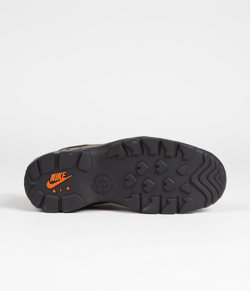 Nike ACG Air Mada Shoes in Bison and Black and Hyper Crimson - Total Orange