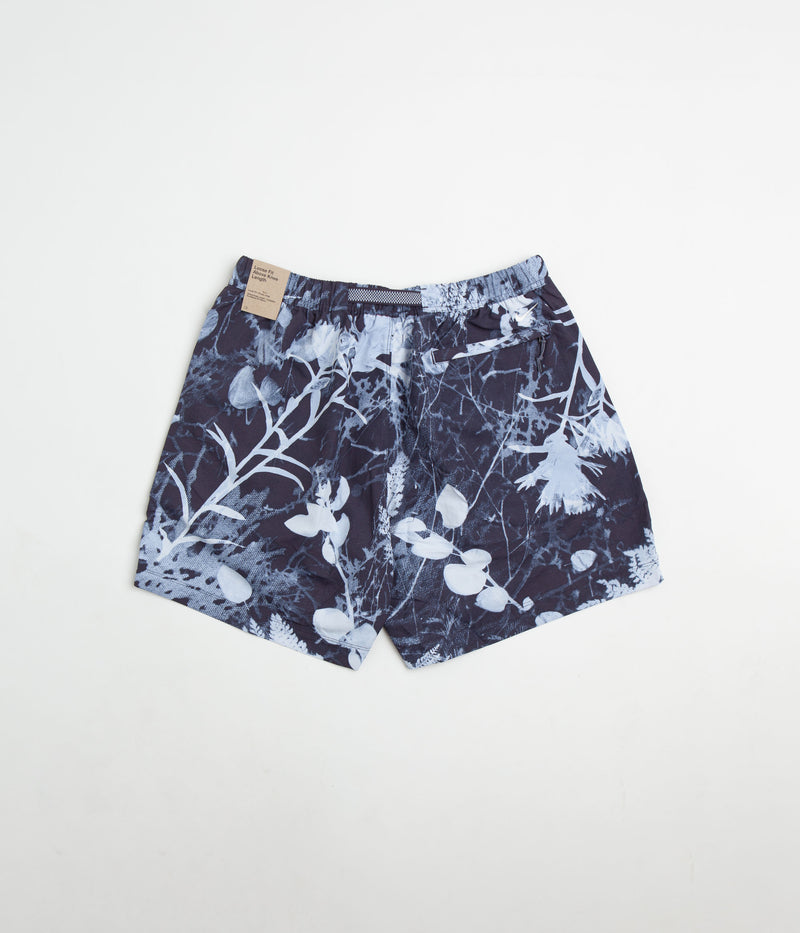 Nike ACG All Over Print Trail Shorts in Gridiron and Cobalt Bliss / Summit White