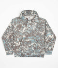 Nike ACG Allover Print Hoodie in Light Bone and Cave Stone / Summit White