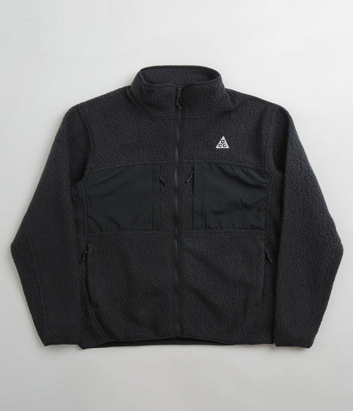 Nike ACG Arctic Wolf Full Zip Fleece in Black and Anthracite / Summit White