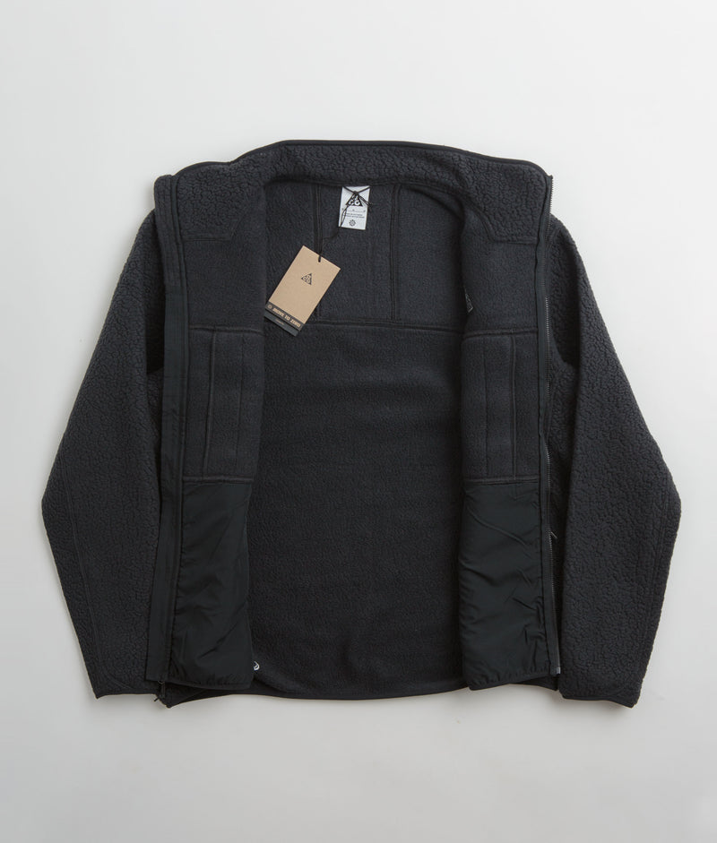 Nike ACG Arctic Wolf Full Zip Fleece in Black and Anthracite / Summit White