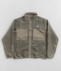 Nike ACG Arctic Wolf Full Zip Fleece in Khaki and Light Iron Ore / Summit White