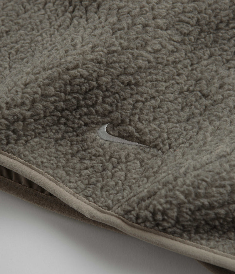 Nike ACG Arctic Wolf Full Zip Fleece in Khaki and Light Iron Ore / Summit White