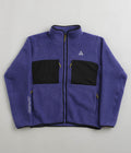 Nike ACG Arctic Wolf Full Zip Fleece in Persian Violet and Black / Summit White