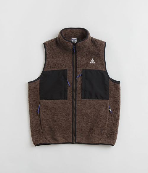 Nike ACG Arctic Wolf Vest in Baroque Brown and Black / Summit White