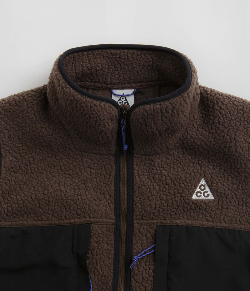 Nike ACG Arctic Wolf Vest in Baroque Brown and Black / Summit White