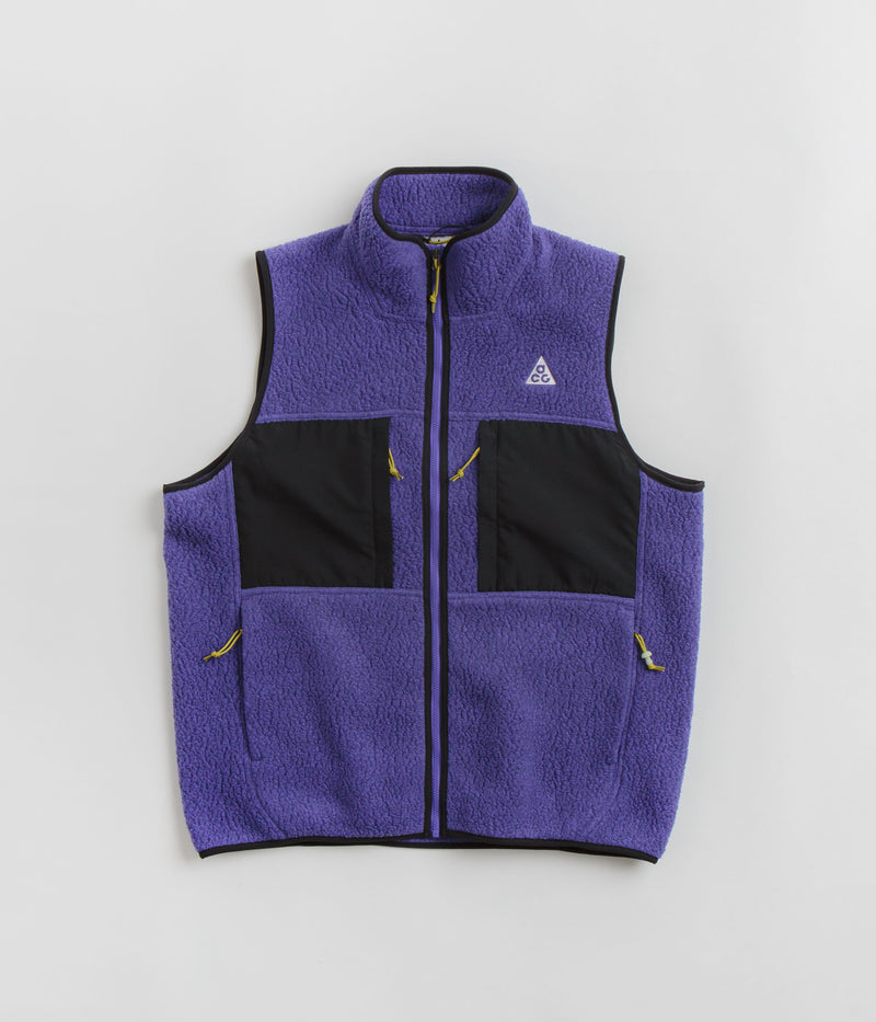 Nike ACG Arctic Wolf Vest in Persian Violet and Black / Summit White