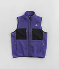 Nike ACG Arctic Wolf Vest in Persian Violet and Black / Summit White