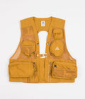 Nike ACG Buttles Vest in Gold Suede and Sanddrift / Sanddrift