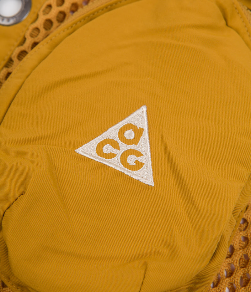 Nike ACG Buttles Vest in Gold Suede and Sanddrift / Sanddrift