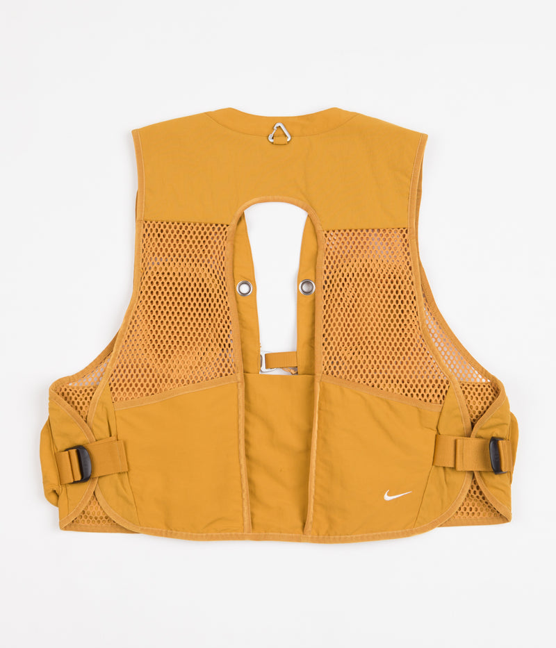 Nike ACG Buttles Vest in Gold Suede and Sanddrift / Sanddrift
