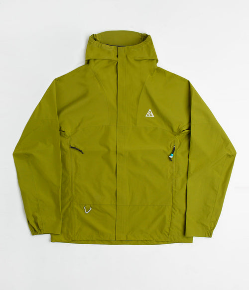 Nike ACG Cascade Rains Full Zip Jacket in Moss and Summit White