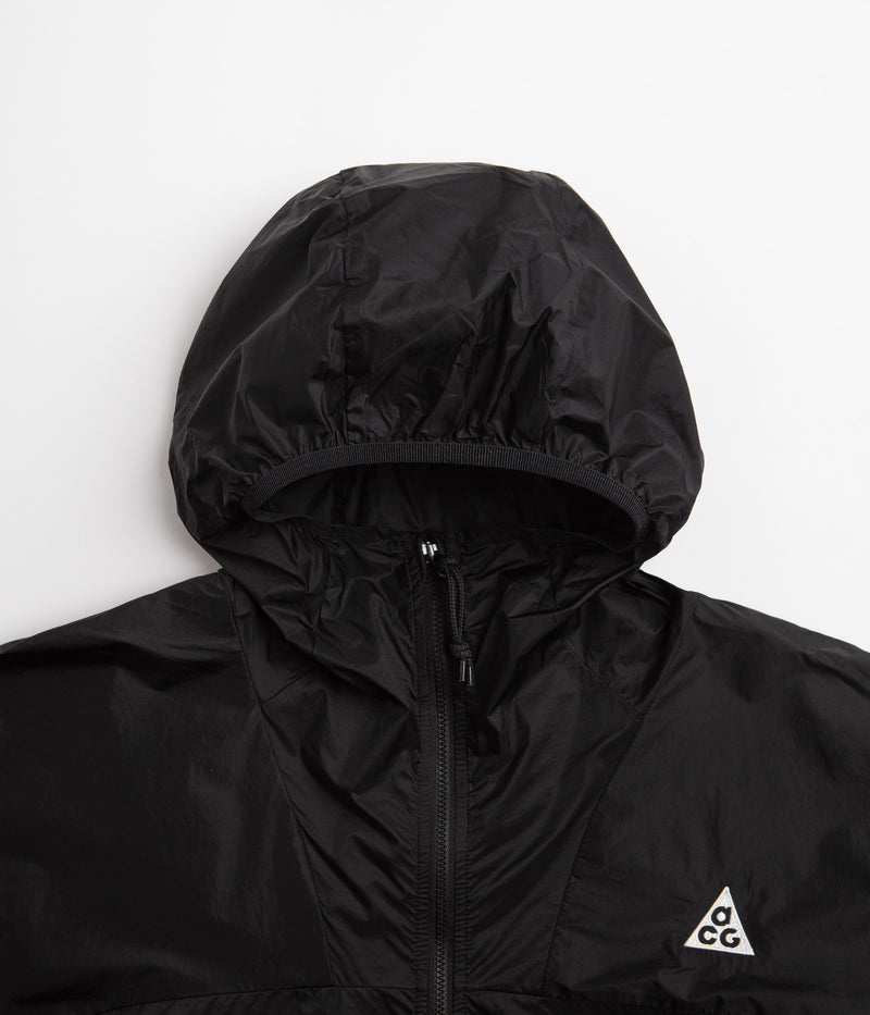 Nike ACG Cinder Cone Windproof Jacket in Black and Anthracite / Summit White