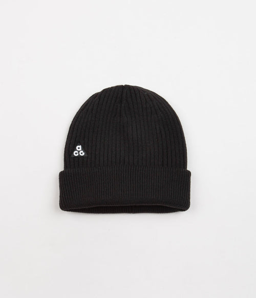 Nike ACG Cuffed Beanie in Black and Black