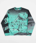 Nike ACG Fleece Crewneck Sweatshirt in Light Menta and Summit White