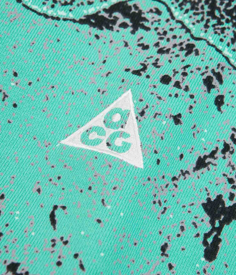 Nike ACG Fleece Crewneck Sweatshirt in Light Menta and Summit White