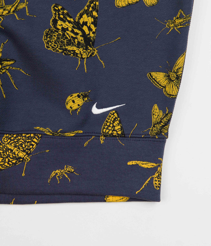 Nike ACG GFX Hoodie in Thunder Blue and Black / Summit White