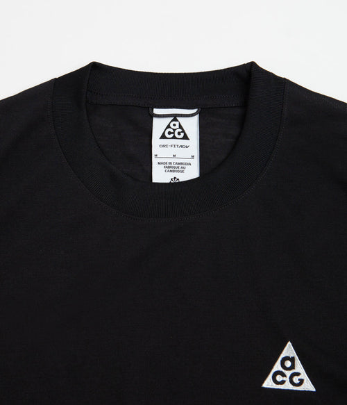 Nike ACG Goat Rocks T-Shirt in Black and Anthracite / Summit White