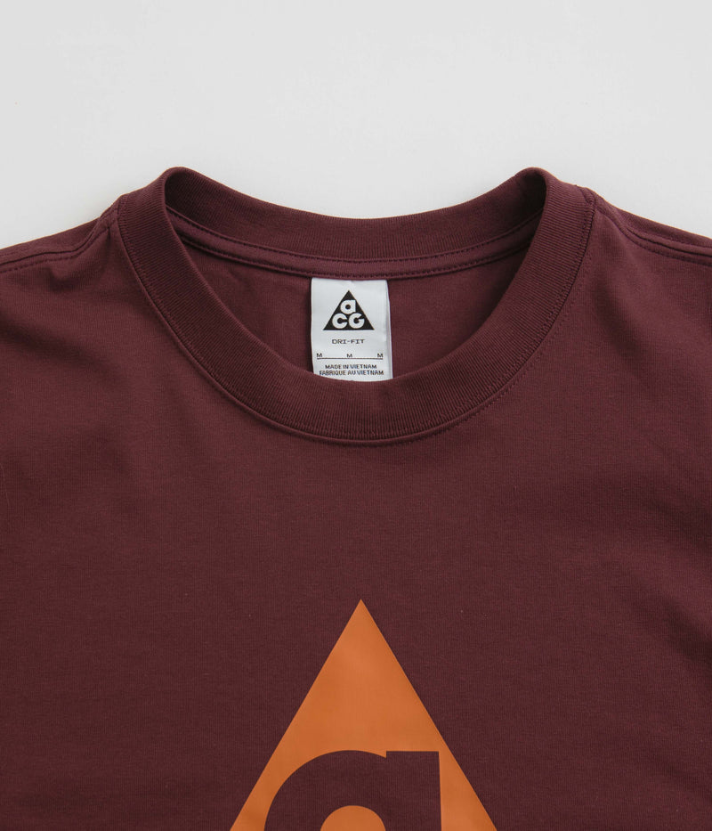 Nike ACG HBR T-Shirt in Night Maroon