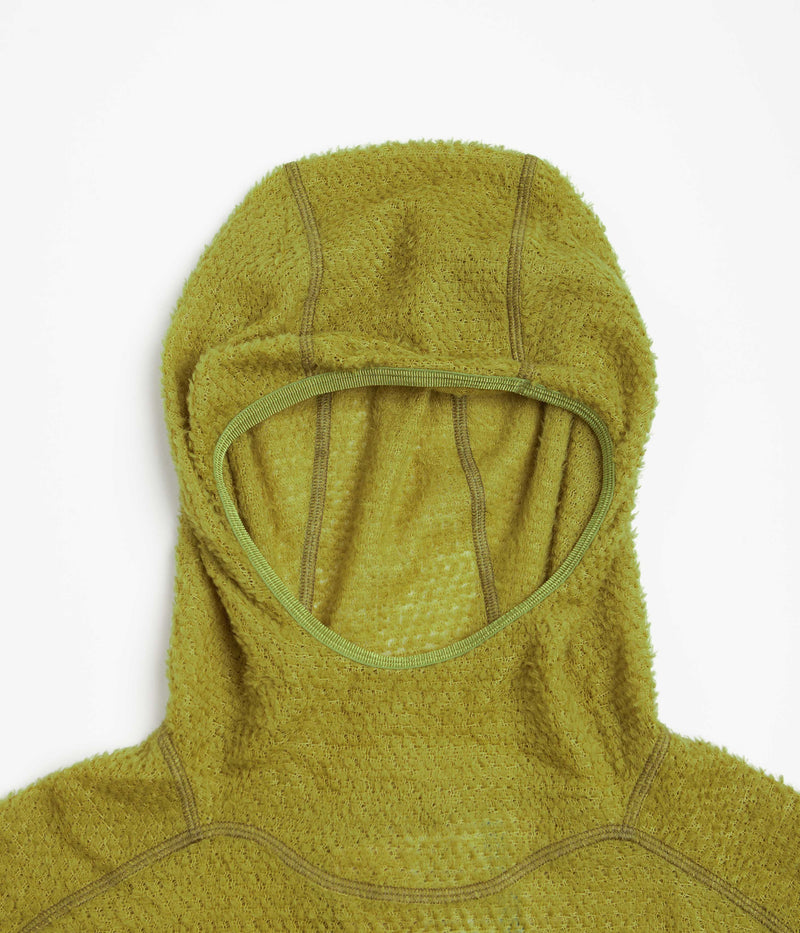 Nike ACG Lichen Caps Hoodie in Moss and Speed Yellow / Summit White
