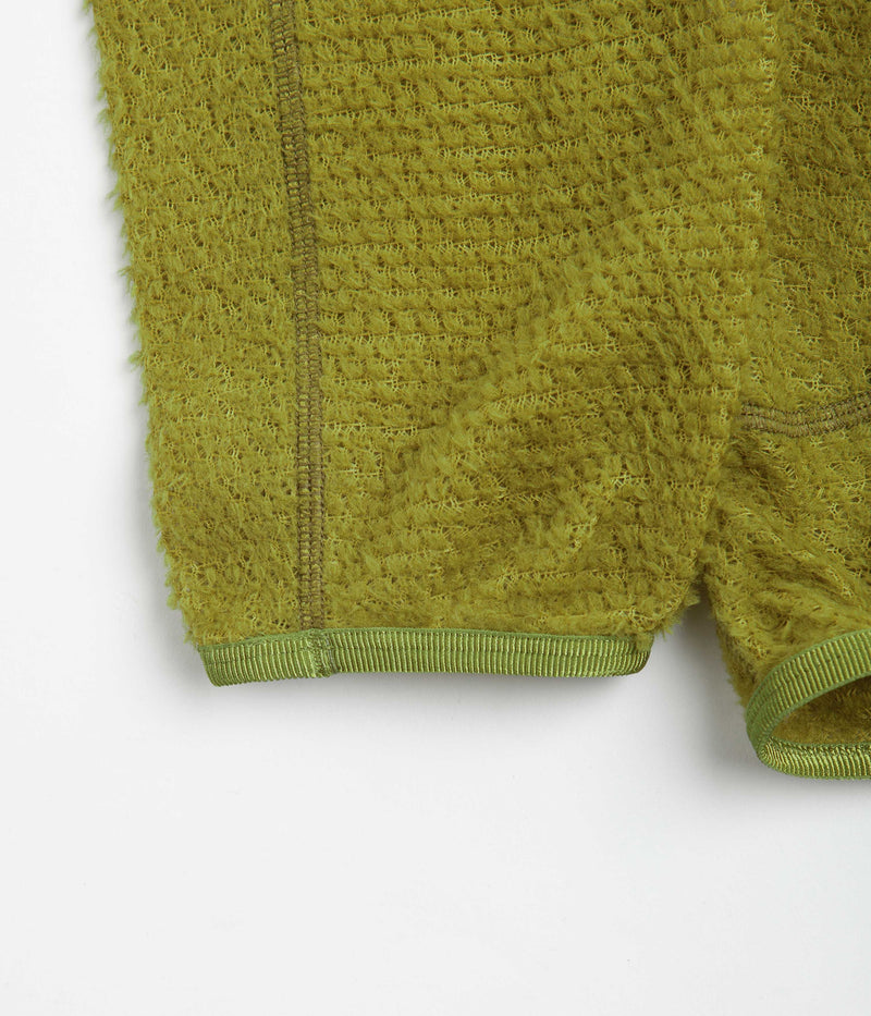 Nike ACG Lichen Caps Hoodie in Moss and Speed Yellow / Summit White