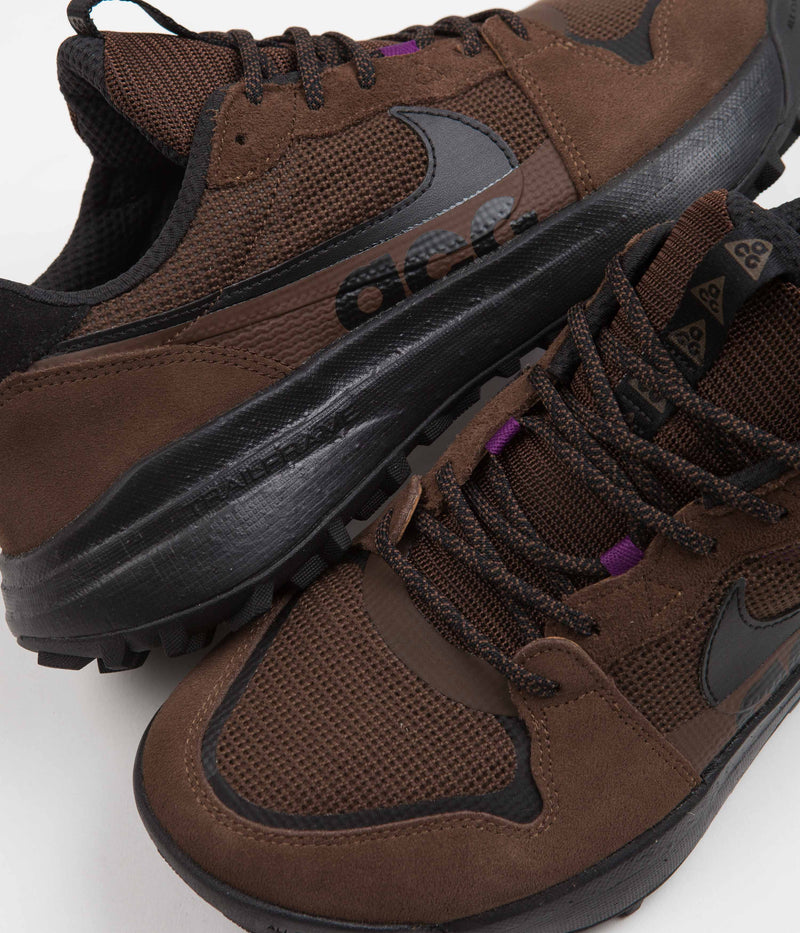 Nike ACG Lowcate Shoes in Cacao Wow and Black and Cacao Wow - Viotech
