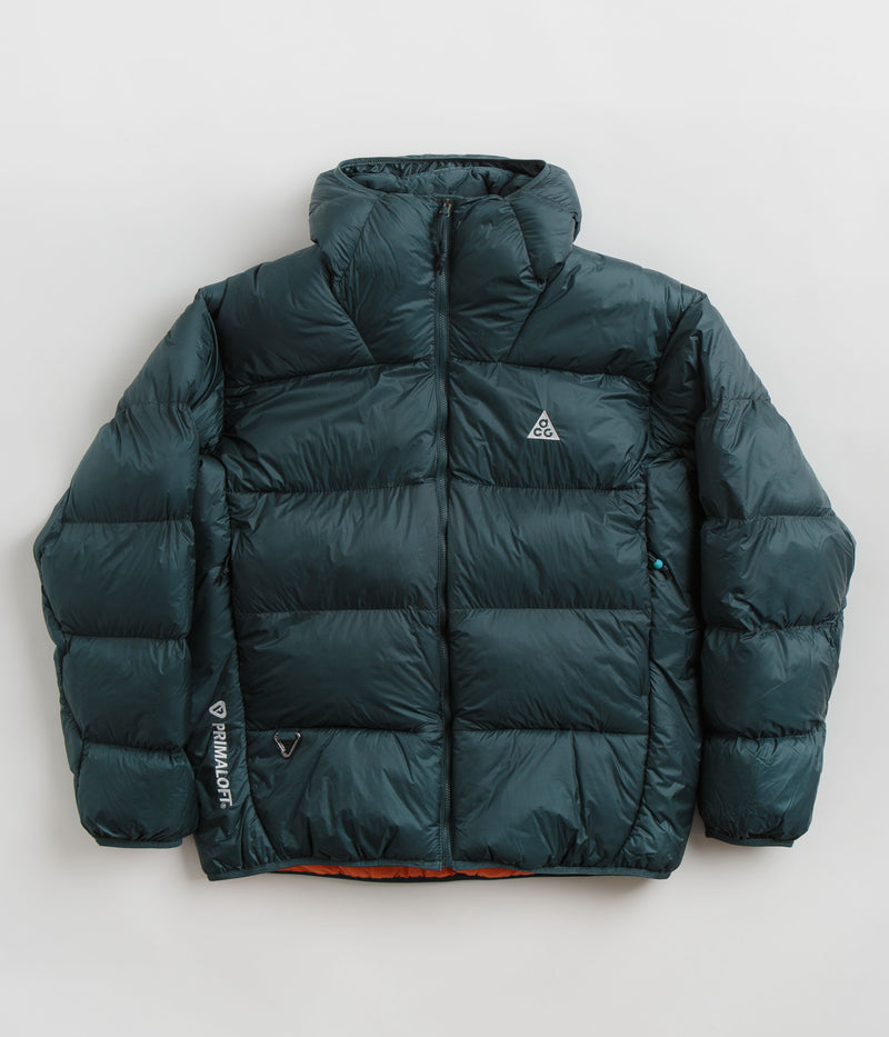 Nike ACG Lunar Lake Puffer Jacket in Deep Jungle and Summit White